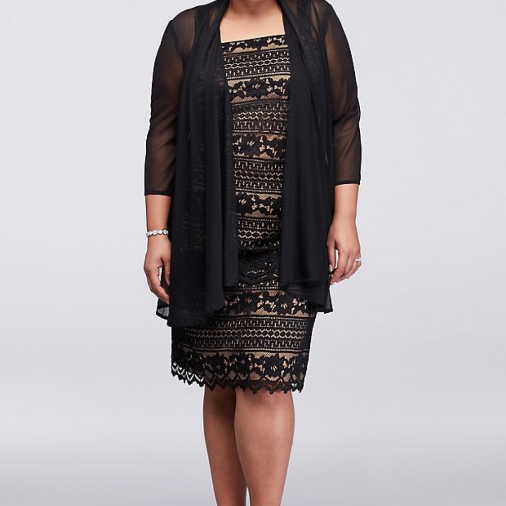 ❤️Host Pick❤️ 💖Lace Dress With Sheer Jacket💝